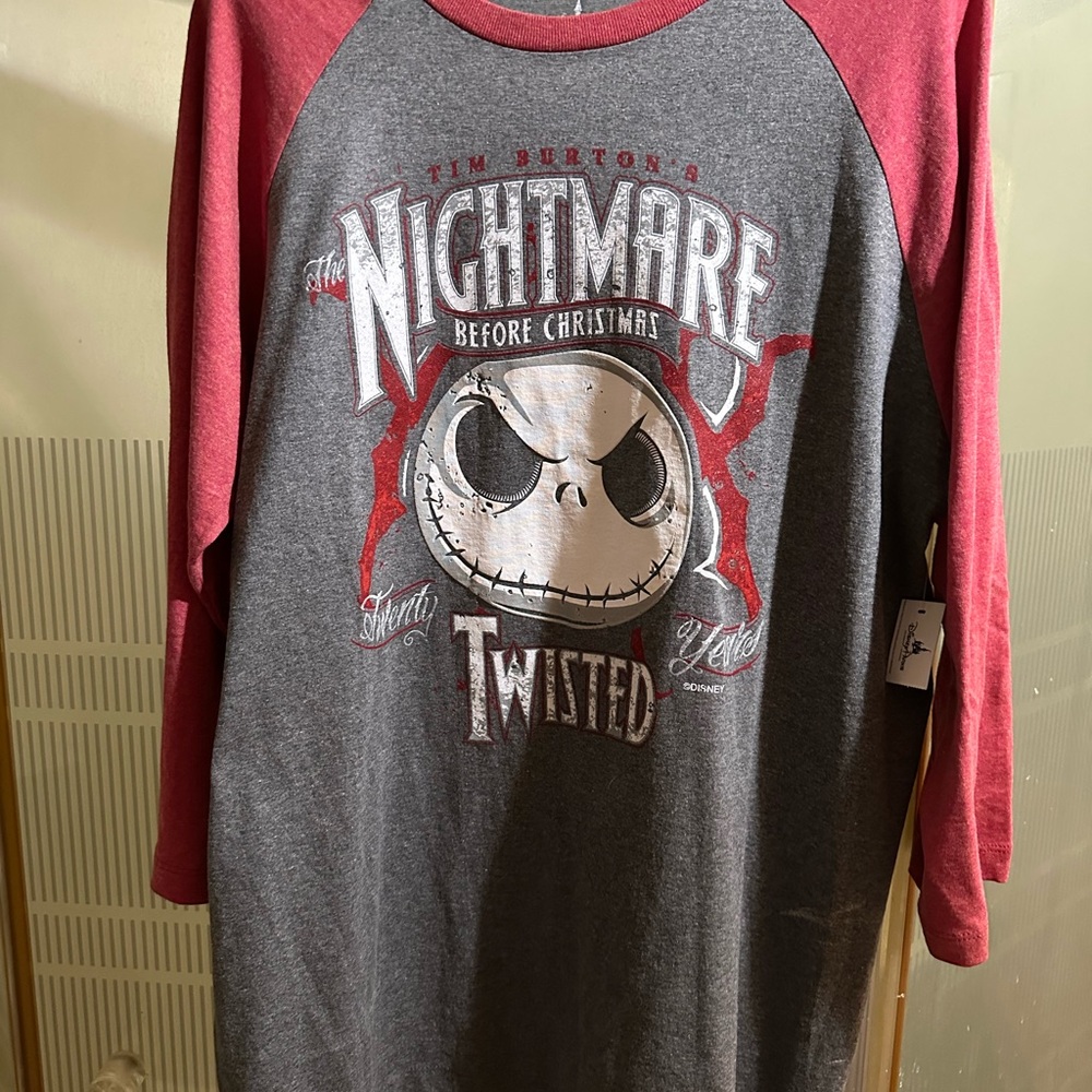 Nightmare Before Christmas Raglan Shirt